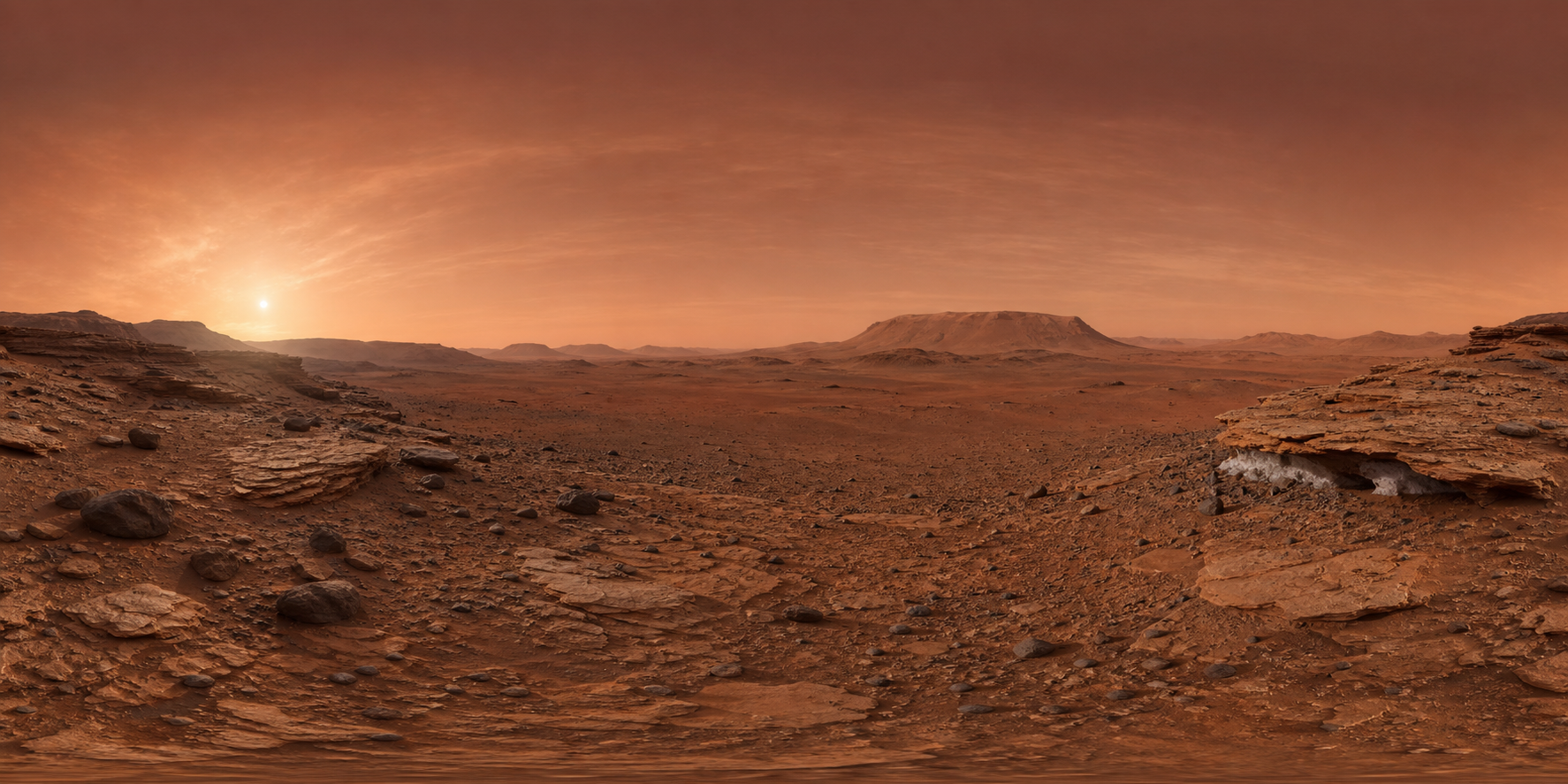 火星地表360度全景